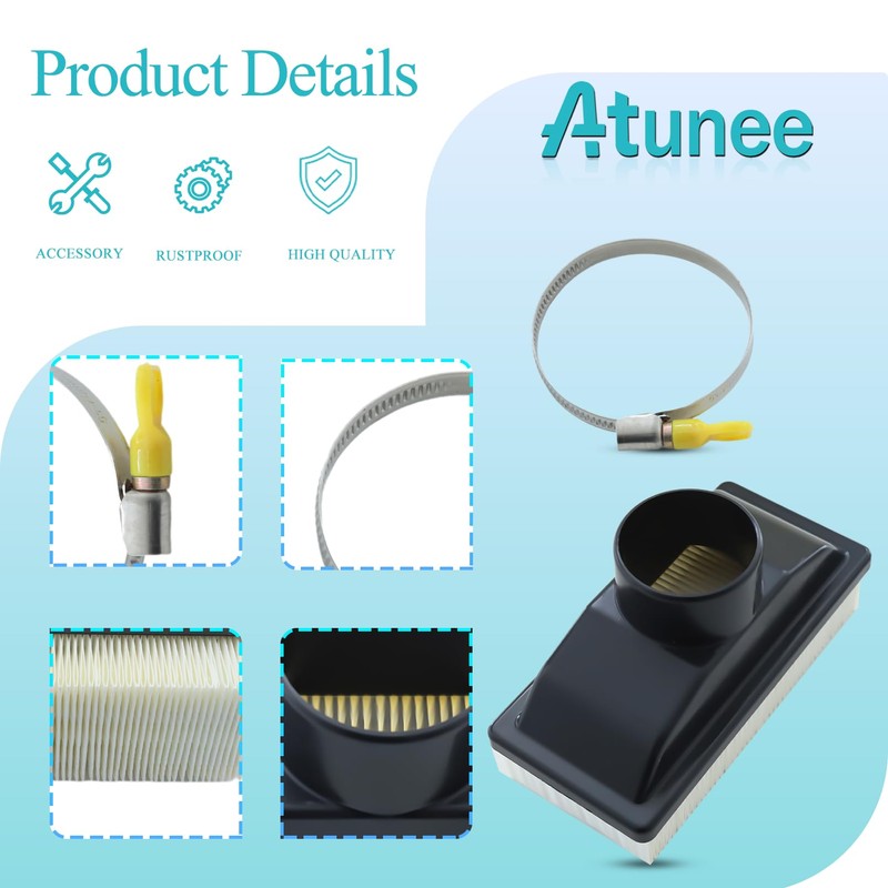 Atunee 2PCS Air Fil-ter for Kawasaki FR541V FR600V 4-Cycle Engines