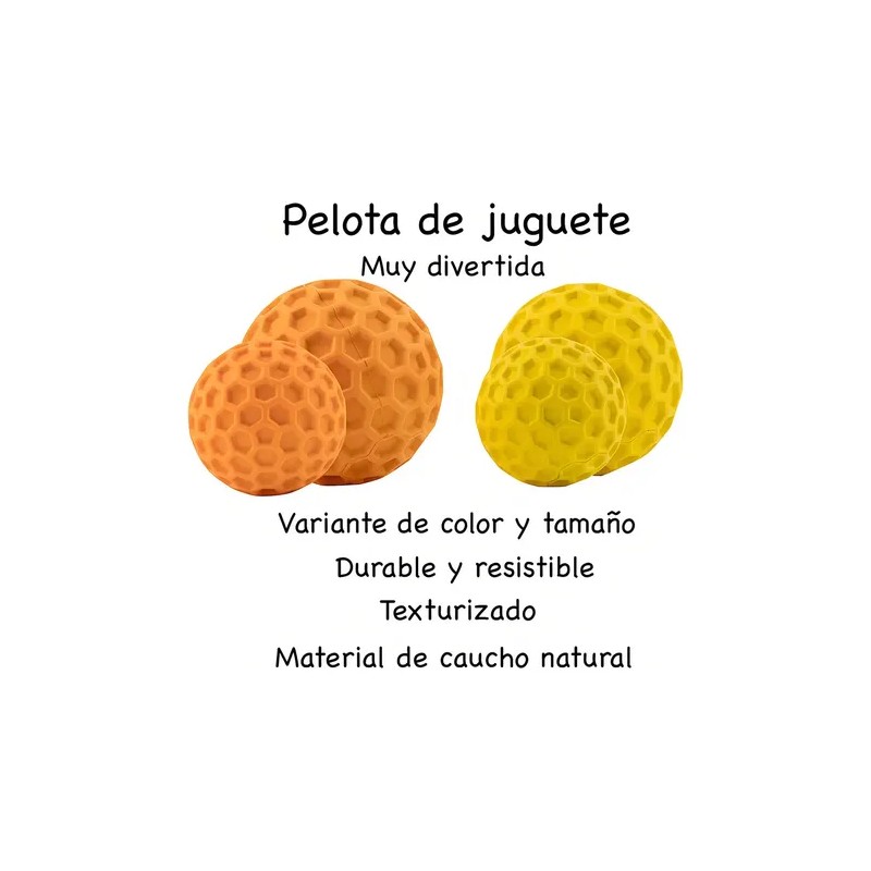 Pelota Mr. Wuff Grande Para Perro Con Sonido Caucho 8cm