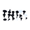 415pcs Car Retainer Clips Auto Plastic Fasteners 18 Kinds Push