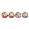 4pcs Dried Flower Aromatherapy Candle Set Long Lasting Aroma Scented