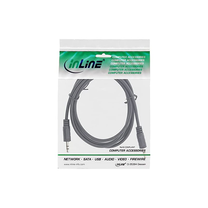 InLine 1.5m 3.5mm Male to Male Stereo Audio Cable