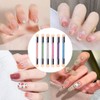 WeddHuis Nail Art Rendering Tools Double Head Sponge Stick, Nail