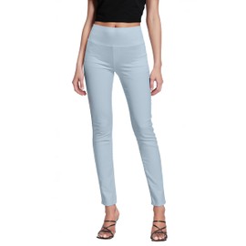 Hybrid & Company Super Comfy Stretch with Full Elastic Waist Pull On Millennium Twill Pant KP44972 Powder BLU M