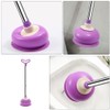 DOITOOL Toilet Plunger Toilet Bowl Cup Rubber Toilet Plunger with