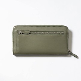 SNOVIST BIZ Long Wallet, Free Engraving, Made in Japan, Leather, Men's Wallet,, 11. Olive