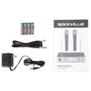 Rockville RWM1202VH VHF Wireless (2) Handheld Microphone System, Metal Receiver,