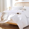 ROSGONIA Comforter Full Size for Girls Boys Teens White, 3pcs