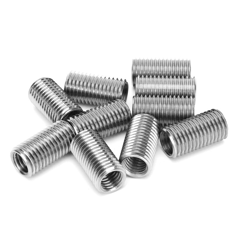 Reducing Nut 10pcs Threaded Insert Repair Nut Thread Slot M12