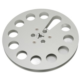 1/4 7 Inch Empty Tape Reel 11 Holes Universal Open Reel Sound Tape Empty Reel Aluminum Reel Tape Reel for NAB