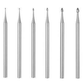 Vkyipg 6 Pcs Jewelry Bud Burr - 3/32inch Shank Lapidary Making Tools Bud Burs Jewelry Engraving Bits for Rotary Tools