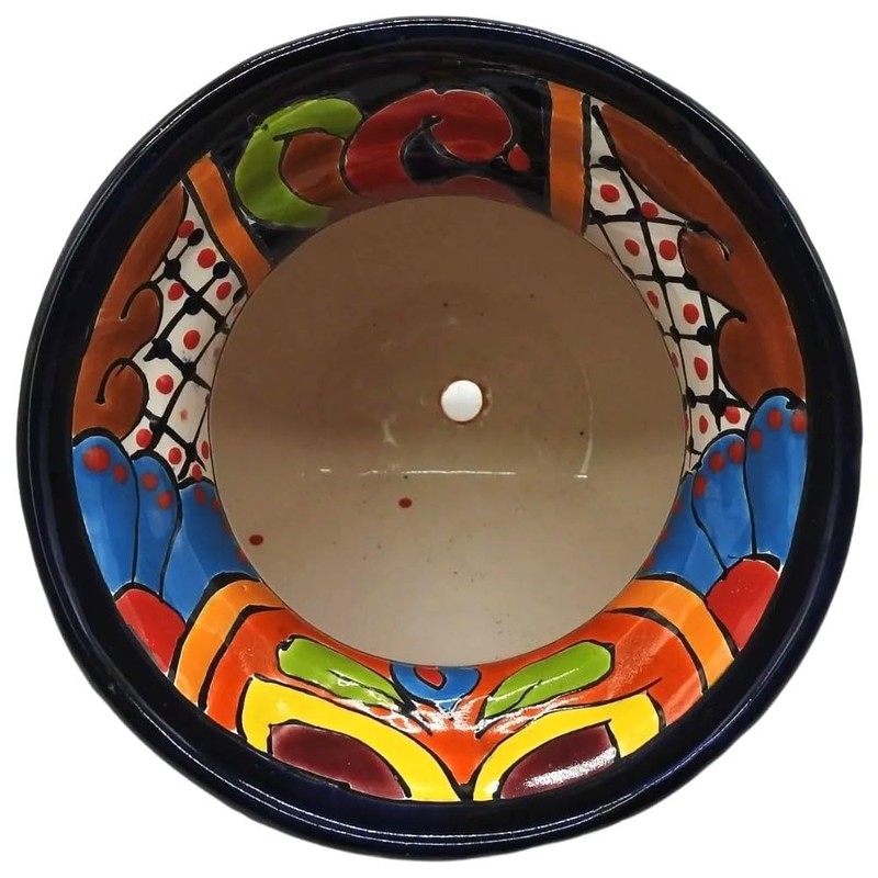 Talavera Pottery Store Welcome Planter Small Hand Painted Pot On