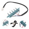 SHINEOFI Universal 5-Button Range Hood Switch Pushbutton Control Panel for