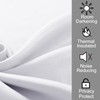 XWZO Blackout Valance Curtains Rod Pocket Room Darkening Energy Efficient