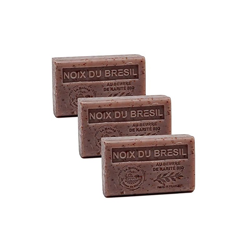 French Soap Set of 3 x 125g - Brazil Nut