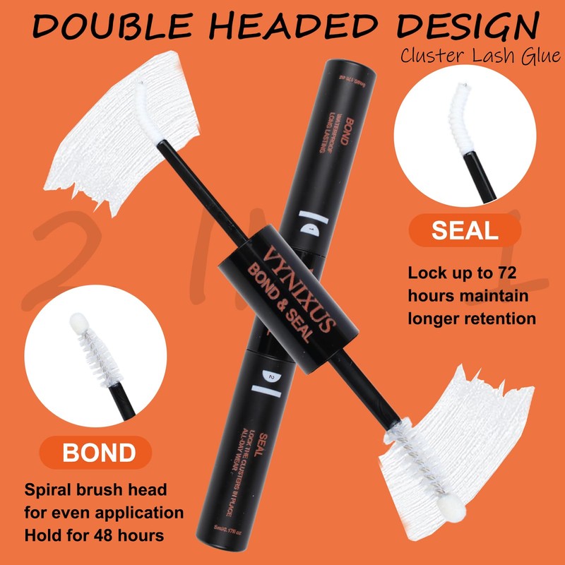 Lash Bond and Seal Eyelash Glue Waterproof Lash Cluster Glue