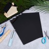 OLYCRAFT 6 Sheets Black ABS Plastic Panel 25 x 15