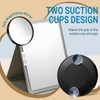 TsMADDTs 20X Magnifying Mirror with Suction Cups, Small Magnify Mirror,