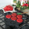 Nordic Ware Holiday Pancake Pan, Black 0.6 cup