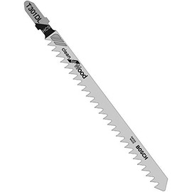 BOSCH POWER TOOLS T301DL 5-Piece 5 In. 6 TPI Clean for Wood T-Shank Jig Saw Blades