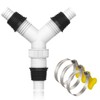 JAWUZ Washing Machine Drain Adapter, Drain Washing Machine Triple Thread