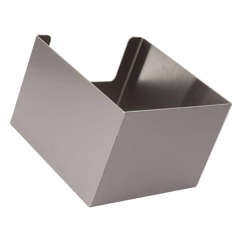 Stainless Steel Tissue Box Square Tissue Holder Large Opening Napkin