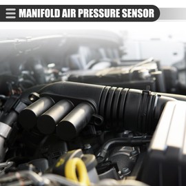 X AUTOHAUX MAP Manifold Air Pressure Sensor, Manifold Absolute Pressure Sensor Replacement, for Chrysler Pacifica 2005-2006, Plastic, No.4896003AB, Black