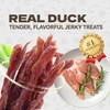 KUADELRO Duck Jerky Dog Treats, Real Duck Strips Dog Training