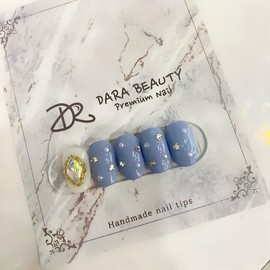 Dara Beauty January Art of the MonthStone Pearl Nail❣ / 다라뷰티 1월 이달의아트스톤 진주네일❣