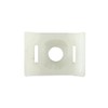 100pk Cable Tie Screw Mount Base 17.8x12.7x8.2mm - Natural