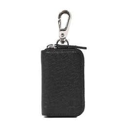Lanvin Collection JLMW0GK5 [D10] Men's Smart Key Case, Cowhide Leather, Genuine Leather, Smart Key Cover, Cowhide Leather, All Black, [D10] All Black
