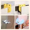 Door Stoppers (Set of 6) Anti-Pinch Finger Anti-Slip Door Lock,