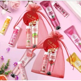Regalo 14 De Febrero Kit Crema Para Manos Y Bálsamo Labial                                                                                            