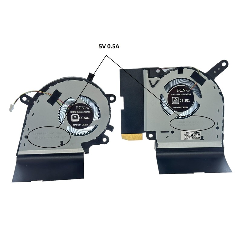 CPU Fan + GPU Set Compatible with Asus ROG Strix