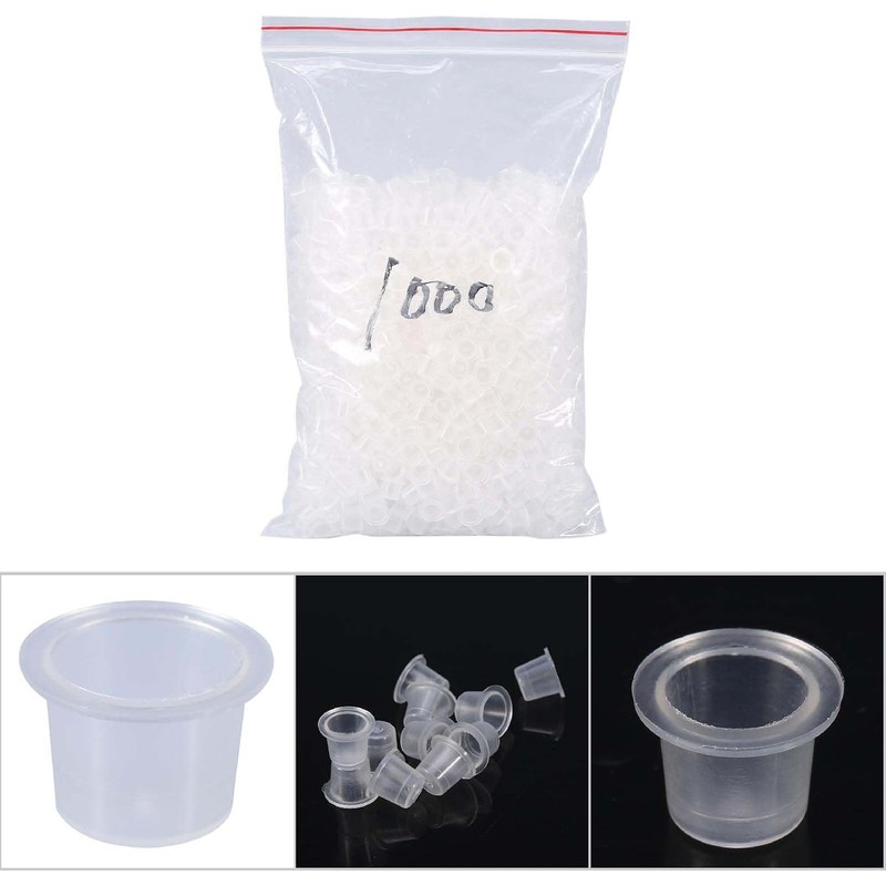 Tapa de Tinta, 1000 Unids/Bolsa Tatuaje Tapa de Tinta Taza
