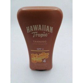 Hawaiian Tropic Island Tanning Lotion Sunscreen SPF 4, 8oz