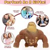 Squeeze Toy, Squishy Monkey Toy,Stretchy Glue-Sand Filled Rubber Gorilla,Elastic Stretchable,