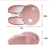 YOCUNKER Bluetooth Wireless Mouse, Cute Rabbit Shape【Blutooth+2.4G】 Portable Silent Optical