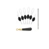 TFS Angling Clear Crystal Waggler Fishing Floats Loaded plus extras.Disgorger,Float