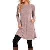 SENBATU Winter Sweater Dress for Women, Long Sleeve, Casual, Side