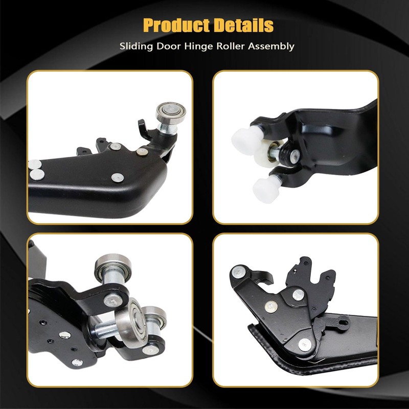 GXARTS Right Side Sliding Door Hinge Roller Upper Middle Lower