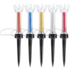 Plastic+Magnet 90mm 5 PCS Plastic Golf Tee, 5PCS Golf Accessory,