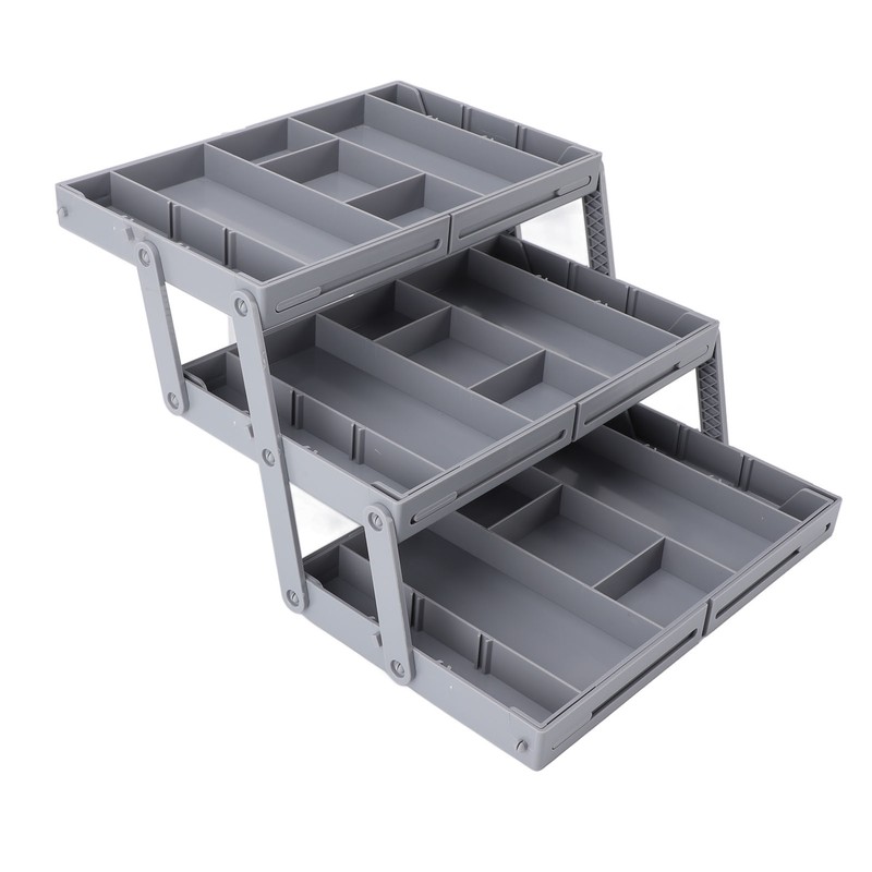 Drawer Organizer Single Row Expandable Folding Jewelry Organizer Tray Earring
