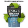 VOW Nutrition Creatine Chews,100 Mint Flavoured Chews, Creatine Monohydrate, Convenient