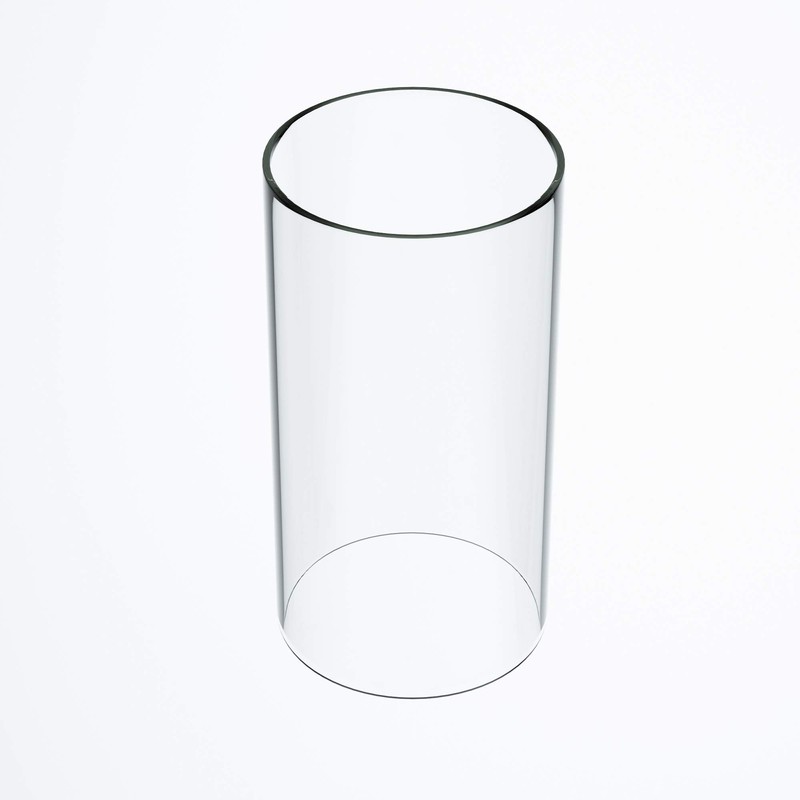 Large Size Hurricane Candle Holder Glass, Glass Cylinder Open Both