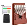 sourcing map 17 Keys Thumb Piano, Red Mini Portable Finger