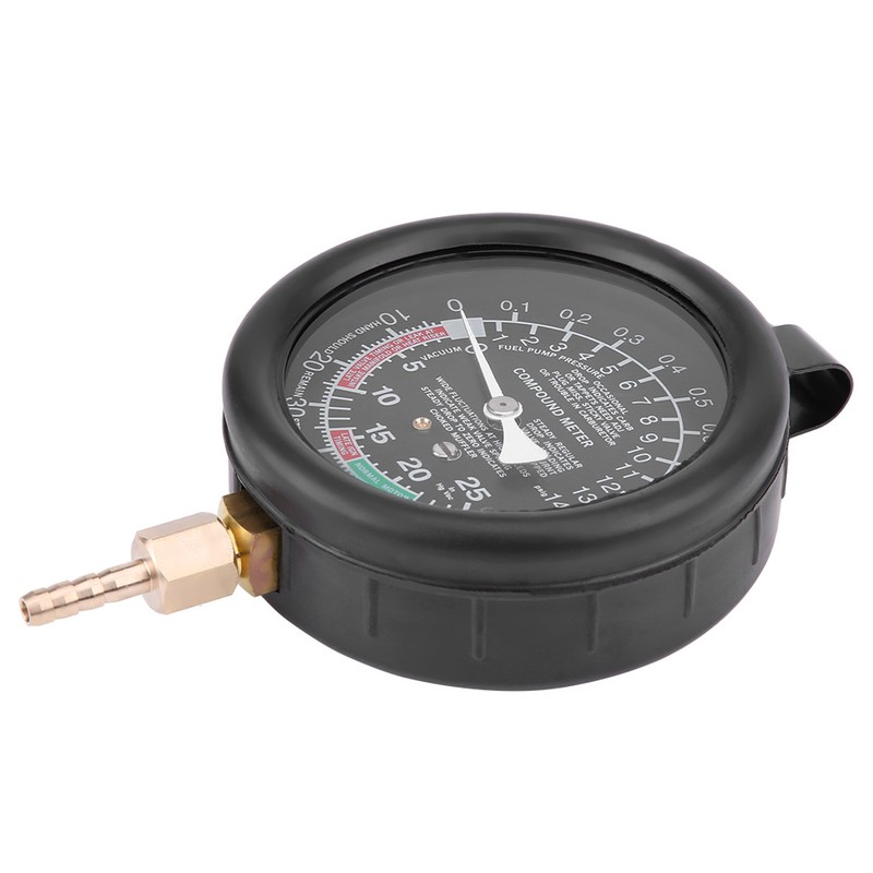 Car Engine Vacuum Fuel Pump&Vacuum Tester Gauge Carburetor Pressure Diagnostics
