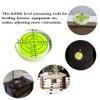 SIZIKJXGHWYI 6Pcs Circular Bubble Spirit Levels 32x7mm Degree Mark Round
