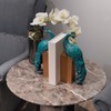 Heavy Duty Bookends Home Decor - Set of 2 Resin
