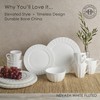 Everyday White by Fitz and Floyd Nevaeh Fluted 16 Piece