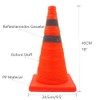 1-Pack 45 cm/18 Inch Folding Cone, Warning Cone, Traffic Cone,